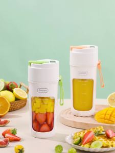 Máy Ép Trái Cây Điện Cầm Tay Đa Chức Năng Cốc Ép Mini Với 10 Lưỡi Dao Để Làm Sinh Tố Và Trộn Thực Phẩm Thiết Bị Cầm Tay Hỗ Trợ Nhà Bếp
