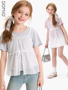 DOMIO | Elegant and Stylish Girls Short Sleeve T-shirt Summer