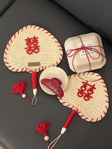 Phong Cách Mùa Hè Thủ Công Màu Trơn Tròn Rơm Dệt Thủ Công Phong Cách Mùa Hè Phong Cách Cổ Điển Phong Cách Trung Hoa Phong Cách Truyền Thống