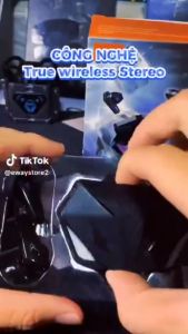 ( SIÊU RẺ ) Tai Nghe Gaming X15 Bluetooth 5.1 Không Dây Giảm Tiếng Ồn Cảm Ứng Điều Khiển Vân Tay Âm Thanh Hifi 9D Cho Android - Lỗi 1 đổi 1