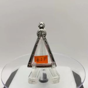 617 ตลับพระ กรอบพระสแตนเลสลาย เหรียญหลวงพระใส วัดโพธิ์ชัย ขนาด 2.4*3.6 ซม. ขนาด 2.1*3.3 ซม. หรือ ขนาดพระที่ใกล้เคียง