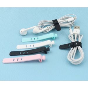 (ราคาต่อ 2 อัน) ที่รัดสายชาร์จ มี 19 สี ที่รัดสายหูฟัง จัดเก็บสาย จัดระเบียบสาย ที่เก็บสายชาร์จ ที่เก็บหูฟัง สายพันสายชาร์จ