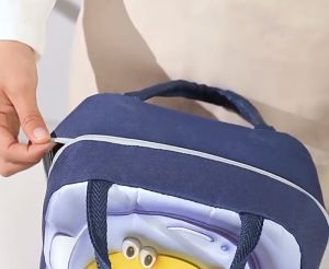 HESPRกระเป๋าใส่กล่องข้าวกลางวันถุงอาหารกลางวันลายการ์ตูน3มิติสำหรับฉนวนกันความร้อนกล่องข้าวกลางวันผู้หญิงกระเป๋าปิคนิคเด็กๆเด็กผู้หญิงกระเป๋าใส่เบนโตะขวดนมใหม่