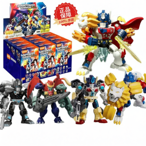 YIXINGMING | Transformers Constructible Blocks Optimus Prime White Lion Mammoth