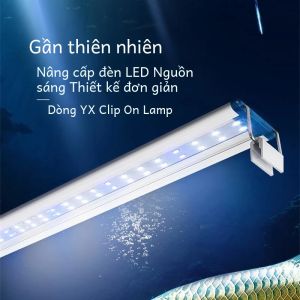 Mở rộng không thấm nước Clip trên đèn cho bể cá siêu mỏng LED Aquarium chiếu sáng nhà máy thủy sản ánh sáng