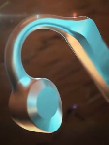 KD 100 NEW Universal Bone Conduction Headset Wireless Bluetooth Headphones for Gym Exercise Gaming Mobile Stereo Handsfree Strap Neckband Earphones with Mic