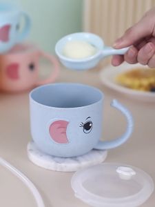 Training Cup Gelas Anak Sedotan Plastik Anti Tumpah dan Pecah BPA FREE Cangkir Anak Karakter Lucu