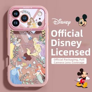 pinsai | Cute Cartoon Princess Floral Design Universal Phone Case 16cm Lanyard