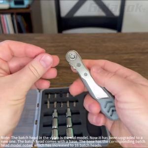 24 in 1 Right Angle Ratcheting Screwdriver Set 36-Tooth Mini Ratchet Socket Sleeve Wrench Set Car Repair Tool Hand Tools Key Set