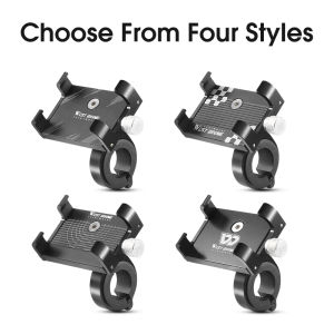 เสือหมอบมือ จับที่วางโทรศัพท์มือถือ รถจักรยานยนต์ อะลูมิเนียมอัลลอย ปรับได้ที่วางโทรศัพท์เวสต์การขี่มอเตอร์ไซค์