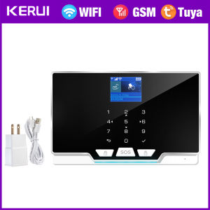 Kerui | KERUI G20 Wifi GSM Tuya Alarm System With Motion Detector Door Sensor IP Camera Wireless Smart Home Security Support Alexa