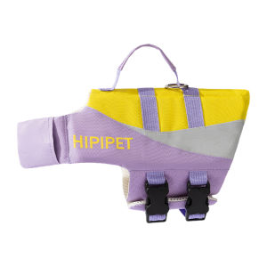 HamshMoc Dog Life Jacket Pet Safety Vest Bionic Fish Tail Design High Buoyancy Dual Fastening Adjustable Lightweight