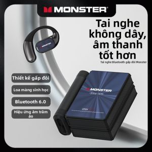 Monster | Tai nghe Bluetooth Open-Ear Monster AC530 Plus - Bluetooth 6.0 Chống Ồn Tích Hợp Dịch Thuật AI