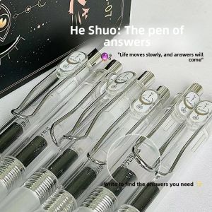 High Aesthetic Value Student Answer Pen Low Center of Gravity Question Brushing Anti Drop Full Needle Tube 05 Black Pen