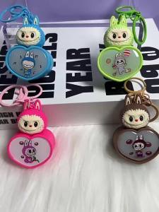 Labubu Keychain Light Up Love Night Llight Decorative Pendant Cartoon Cute Bag Pendant Creativity Couple Gift For Girl