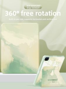 Q-BOSS | New Full-Coverage Anti-Fall Anti-Bend Acrylic Protective Case with Pen Slot for Xiaomi Pad 12.4 inches