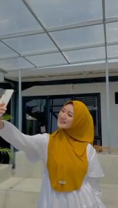 Jilbab Hijab Instan Kerudung Bergo Daily Lubna Oval Jersey