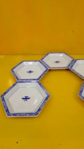 Bộ 5 đĩa sứ Nhật size 16cm (mã 924)