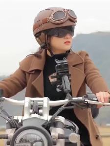 Motorcycle Helmet Leather Retro Casco Moto Summer Capacete De Moto Half Face Dot Certification Motorbike Half Helmets Vintage