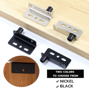 Amoki【Ready in Stock】 Invisible Cabinet Hinge Up and Down Door Pivot Hinge Home Hardware Accessories