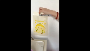 【i.Rumah】30pcs Capybara Disposable Self Adhesive Waste Bag/Hanging Trash Pouch/Home Kitchen Car Garbage Bag