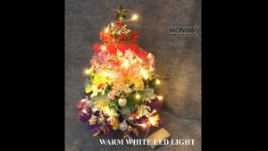 Rainbow Magical Unicorn Christmas Tree Creative 60cm Desktop Festive Decorations