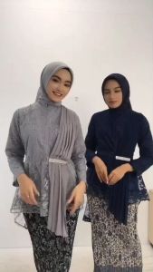 HARGA PROMO SET / ATASAN STELAN KEBAYA AURORA SLENDANG TILE / FREE MASKER / STELAN KEBAYA MODERN // KEBAYA PESTA // KEBAYA KONDANGAN // KEBAYA WISUDA // KEBAYA PREMIUM // KEBAYA SUPER MEWAH // KEBAYA SELENDANG
