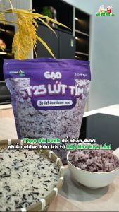 [TẶNG 2Kg Tấm ST25] COMBO 10kg Gạo ST25 Lứt Tím (Tổng 12kg)
