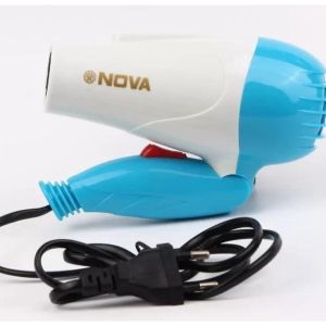 Hair Dryer Nova Nv-1290 1000W Hair Dryer Foldable Pengering Rambut Lipat