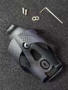 Bike Water Bottle Holder - Lightweight Carbon Fiber Pattern Bicycle Bottle Cage for Road and Mountain Bike