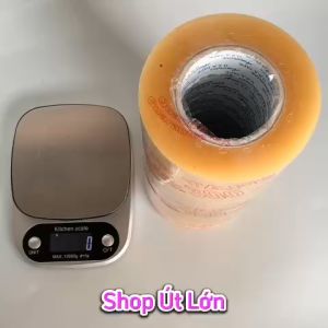 Băng keo trong 300yard băng keo đục 300yard nặng 3kg lõi giấy 5mm rộng 47cm 1 cây có 6 cuộn