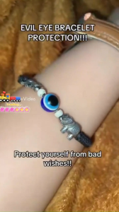 Trending Red Black Evil Eye Bracelet - Bohemian Protection Braided Bangle Lucky  Gift for Valentine‘s Day