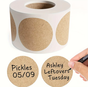 2.5/5cm Rolled Gift Labels Self-adhesive Paper Stickers For Jewelry Price Cosmetics Food And Christmas Decoration  Label