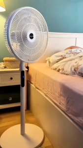 16” Stand Fan with Remote Control – 8-Speed 7 Blades 9-Hour Timer Oscillating Quiet Operation