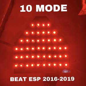 Lampu stoplamp rem belakang running raning beat fi esp 2017 2018 2019 10 mode kedip otomatis