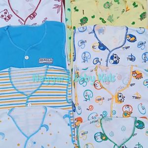 3 Pcs Singlet Bayi Atasan Kutung Anak Bayi Usia 0-6 Bulan 6-12 Bulan