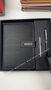 Premium Corporate Notebook Gift Set | Custom Name Logo Note Book Personalized Gift Pen Engraved Business Student School Office Best Gift