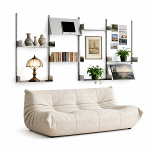 ALEDAN | Adjustable Cosmetic Storage Rack Wall Mounted