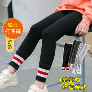 Little DR Black Leggings for Girls Fleece Winter Tight Long Pants Cotton Korean Sports Wear Baby Warm Tutu Pant Children Trousers 2022 New Princess Cartoon seluar budak perempuan