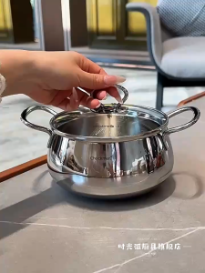 Nồi inox 14cm nồi inox 316 CHOCKMEN nồi nấu canh soup nồi inox nhỏ nồi inox bé nồi inox mini