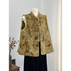 FLICBS | Oversized Embroidered Quilted Vest
