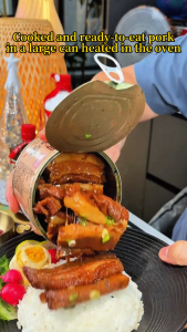 HALO JOY Canned Braised Pork Belly 280g /300g | Flavorful Canned Food Ready To Eat Perfect With Rice