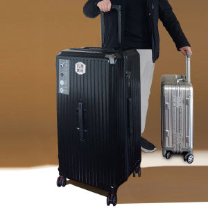 SGG Large Capacity Luggage Suitcase Travel Bag with Pull Rod for Men And Women Sports Outdoor Pure Color PC Material