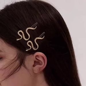 New Gothic Punk Metal Snake Medusa Hairpin Hair Clip Womens Side Bang Holder Girls Retro Barrettes Jewelry Headwear Accessories