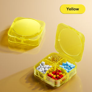 7-Layer Combined Pill Box Food Grade 7 Days Independent Compartments Portable Pocket Medicine Storage Organizer