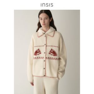INSIS FEMME | Festive Series Merino Wool Sweater Knit Cardigan
