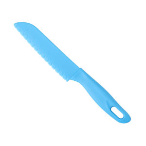 1/2/5Pcs Plastic Fruit Knife Sawtooth Cut Multi Color Safe Bread Lettuce Cooking DIY Childrens Knife Kids Kitchen Plastic Knife