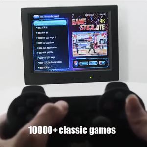 Classic TV Game Stick Built-In 10000 Games Retro PSP Dual Wireless Controllers Video Game Console Supports Multiple Game Formats