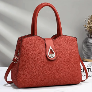 Fashionable Embossed Large Capacity Womens Crossbody Bag