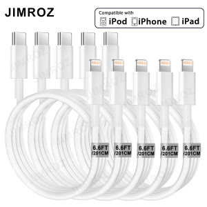 5pcs 20W 6.6FT[MFi Certified]Type-C to iphone Fast Charging Cable for IPhone 14/13/12/11/8/7/6/XR/XS/iPad mini
